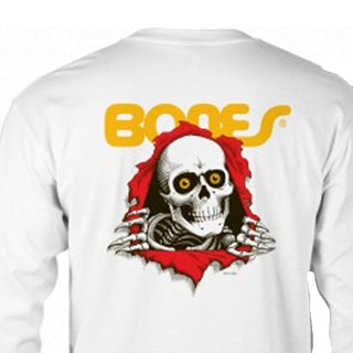 Powell Peralta Long Sleeve Shirt Ripper White