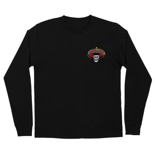 Santa Cruz Skateboards Longsleeve Shirt Guzman Dead Diners Black