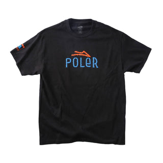 Lakai x Poler T-Shirt Poler Furry Logo Black