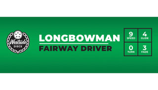 Westside Discs Disc Golf VIP Longbowman Fairway Driver 9/4/0/3 Blue/Red 173 grams