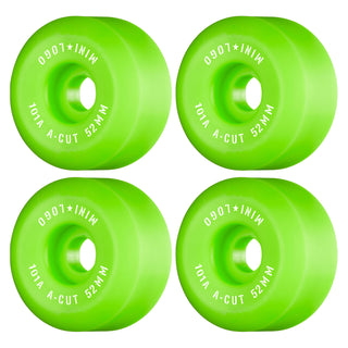 Mini Logo Skateboard Wheels 52mm A-Cut 101A Green