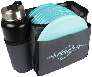 MVP Disc Golf Shoulder Bag - Cell Aqua - Holds 12 Discs