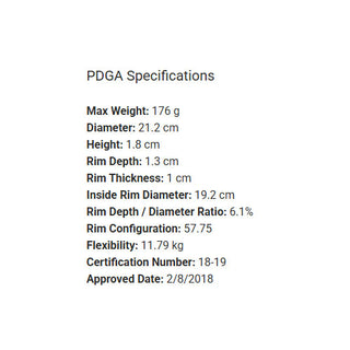 Westside Disc Golf Tournament Ring Maiden Putter 3/4/0/1 White/Black 176 grams