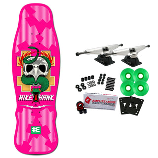 Everybody Skates Skateboard Complete Mike Hawk Standard Pink 10" x 32"