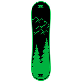 Krown Snowskate 9" x 35" Mountain Scape Green