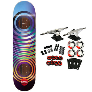 Almost Skateboard Complete Mullen Gradient Rings Impact 8.25" x 32"