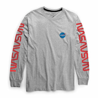 Habitat Longsleeve Shirt NASA Worm Repeat Heather Grey