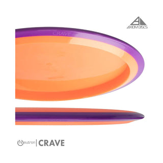 Axiom Disc Golf Sarah Hokom Neutron Crave Fairway Driver 6.5/5/-1/1 Light Red/Blue Purple 171 grams