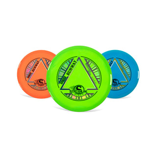 Streamline Disc Golf Neutron Runway Midrange Driver 5/4/0/3.5 White/Blue Purple 177 grams