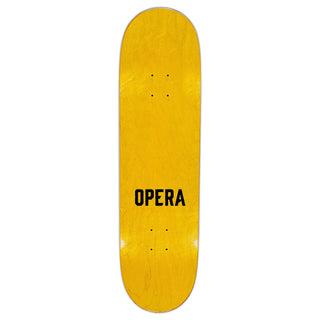 Opera Skateboard Complete Face Holographic Yellow 8.5" x 32"