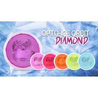 Latitude 64 Disc Golf Opto-Ice Orbit Diamond Fairway Driver 8/6/-3/1 Purple/Red 155 grams