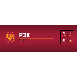 Discmania Disc Golf S-Line P3X Putter 3/2/0/3 Pink/Purple 176 grams