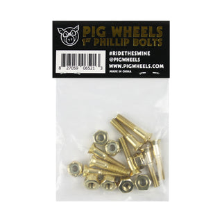 Pig Hardware Phillips Gold 1"