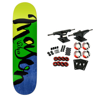 Real Skateboard Complete Mason Silva Script Colorblock 8.5" x 31.85"