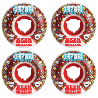 Satori Movement Skateboard Wheels 54mm Neen Williams Native Cruiser 78a