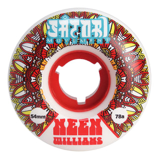 Satori Movement Skateboard Wheels 54mm Neen Williams Native Cruiser 78a