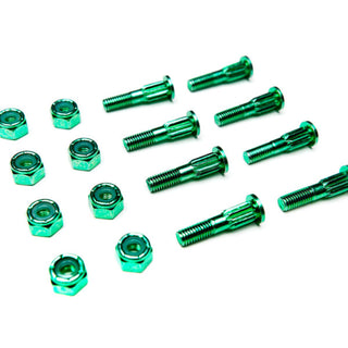 Screw City Skateboard Mounting Hardware 1" - Sweet Leaf Green