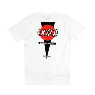 Hosoi Skateboard T-Shirt Hammerhead White