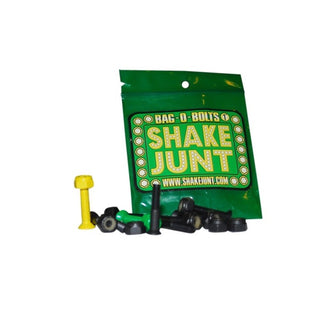 Shake Junt Hardware Black/Green/Yellow 1" Allen