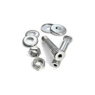 Slappy Skateboard Trucks Standard Hollow Kingpins Polished Silver