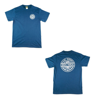 Sex Wax Short Sleeve Pinstripe Cobalt Blue