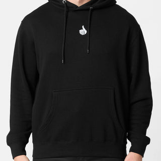Bro Style Skateboards Hoody Circle Thumb Black