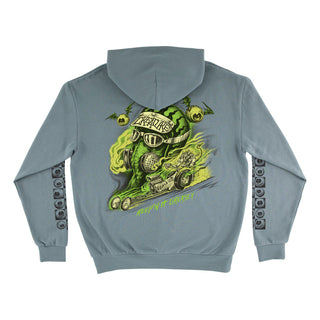Creature Skateboards Hoody Crash and Burn Pullover Blue Magic