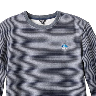 Enjoi Skateboard Crew Sweatshirt Method Heather/Blue Stripe