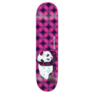 Enjoi Skateboard Deck Samarria Plaid Panda Super Sap 8.0"