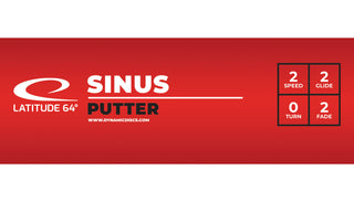 Latitude 64 Disc Golf Zero Medium Orbit Sinus - Isaac Robinson Team Series 2025 Orange White/Rose Gold 173 grams