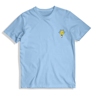 Slappy Trucks Skateboard Shirt Praise Light Blue