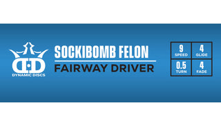 Dynamic Disc Golf Lucid Ice Glimmer Wysocki Felon Driver 9/3/0.5/4 Dayglow/Gold 173 g