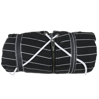 CCS Skateboard Hoodie Vapor Stripe Stash Pocket Zip Black