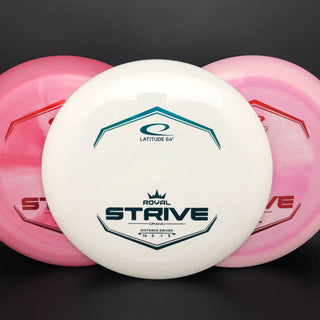 Latitude 64 Disc Golf Royal Grand Strive Distance Driver 13/5/-1/3 Light Red/Red 175 grams