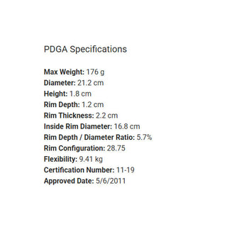 Westside Disc Golf Tournament Sword Distance Driver 12/5/-0.5/2 Red/Blue 174 grams