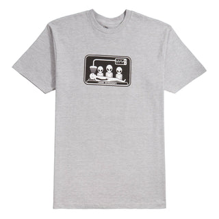 Alien Workshop Skateboards Mens T Shirt Abduction Heather Grey