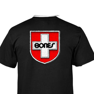Bones Bearings Shirt Swiss Shield Pocket Black