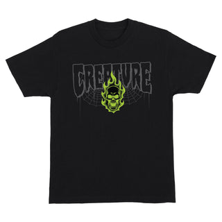 Creature Skateboards Shirt Bonehead 2 Relic Black