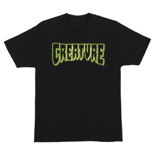 Creature Skateboard T-Shirt Bonehead Glitch Black