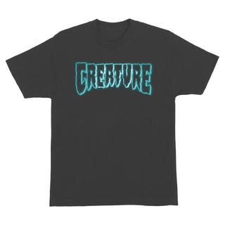Creature Skateboard T-Shirt Bonehead Glitch Charcoal