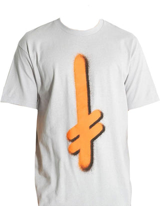 Deathwish Shirt Gang Logo Silver/Orange