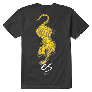 Es Shoes Shirt Tiger Block Black