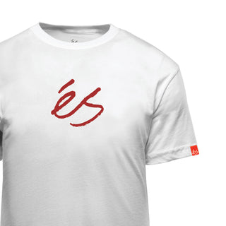 Es Shirt MID SCRIPT WHITE
