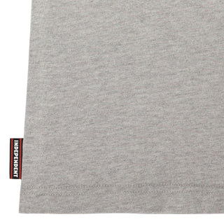Independent Trucks Shirt BTG Label Henley Heather Grey/Black