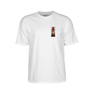 Powell Peralta Skateboards Shirt Mike Frazier Yellow Man White