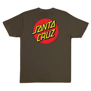 Santa Cruz Skateboards Shirt Classic Dot Olive