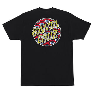 Santa Cruz Skateboards Shirt Salba Eyes Dot Black