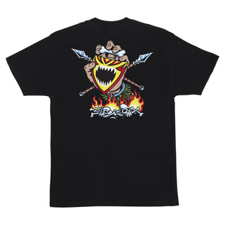 Santa Cruz Skateboards Shirt Salba Screaming Witch Doctor Black