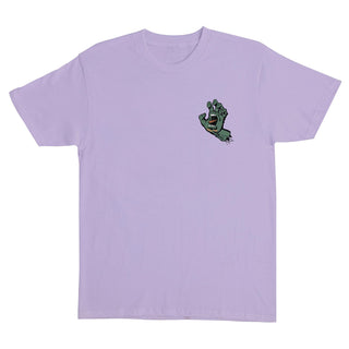 Santa Cruz Skateboards Shirt Screaming Hand Orchid/Dark Green