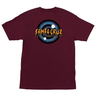 Santa Cruz Skateboards Shirt Roskopp Iris Maroon